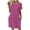 Purple, variant on Sentmoon Wedding Guest Dresses for Women Short Sleeve Striped Print Midi Wedding Guest Dresses 2026 with Pockets Regular Fit Crew Neck Formal Dresses for Women Wedding Guest XXL