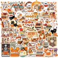 thumbnail image 1 of Paquete de pegatinas con dibujos animados de animales con lectura de 50 piezas para amantes de los l, 1 of 2