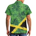 thumbnail image 4 of Garronmavis Jamaica Flag Matching Beach Outfits for Couples Button-Down Shirt for Men and Women's Tank Dress Palm Tree Flowy Midi Sundress with Pocket, 4 of 7