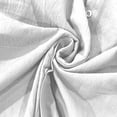 thumbnail image 3 of Mens Long Casual Sleeve Cotton Linen Shirts Buttons Down Solid Plain Roll-Up Sleeve Summer Beach Shirts for Men, 3 of 3