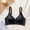Black, variant on Seamless Bras for Women,Solid Color Sling Design with Removable Padding Everyday Bra
