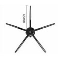 thumbnail image 5 of Cepillo lateral Balayag, 2 piezas, accesorio de repuesto para robot barredor Roborock S6 S5 E35 E2, color negro, 5 of 5