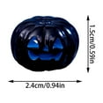 thumbnail image 3 of Black & Orange Pumpkin Miniature Pool Ornaments - Charming Micro Landscapes Accessories for Halloween Displays and DIY Terrariums - B, 3 of 3