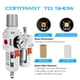 thumbnail image 5 of Lubricador regulador de filtro de aire comprimido NANPU 3/4 NPT, 5 of 6