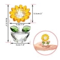 thumbnail image 3 of Figura de girasol de cristal OwnMy, coleccionable con caja de regalo, 3 of 7