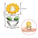 thumbnail image 3 of Figura de girasol de cristal OwnMy, coleccionable con caja de regalo, 3 of 7