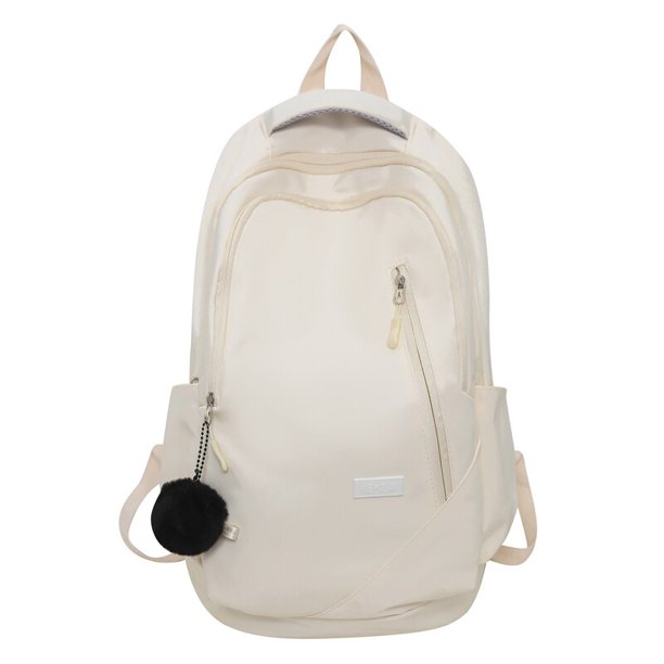 Mochila de nailon impermeable para adolescentes, bolso de hombro de lona de alta capacidad, 6 colores xuanjing unisex