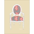 thumbnail image 2 of Zarris, Chariklia 25x32 Black Ornate Wood Framed with Double Matting Museum Art Print Titled - Decorative Chair IV, 2 of 4