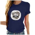 thumbnail image 1 of Blusa suelta estampada con cuello redondo y manga corta para mujer OAVQHLG3B Store  lin121212, 1 of 5