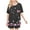 Black#1, variant on Tnhcen Nightwear 2 Piece Short Sleeve Top With Shorts Sets Comfy Pajamas Lounge Sets Sleepwear For Women's