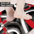 thumbnail image 3 of Kitchen Mats for Floor red kitchen rugs Modern Abstract Circle Anti Fatigue Kitchen Mats Waterproof Floor Mats Cushioned Non-Skid Standing Mats for Laundry, Office, Set of 2,17.3 x 28+17.3 x 47 Inch, 3 of 6