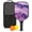 Black, variant on Pickleball Paddles Set Of 1, Fiberglass Surface, Liquid & Marble Print, 1 Paddles, 2 Balls & Bag