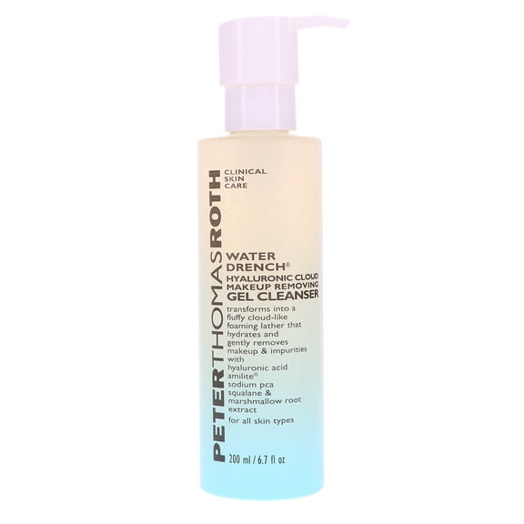 Peter Thomas Roth Water Drench Hyaluronic Cloud Makeup Removing Gel Cleanser 6.7 oz