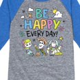 thumbnail image 3 of Disney's Toy Story - Be Happy Every Day - Toddler & Youth Raglan Graphic T-Shirt, 3 of 4