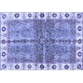thumbnail image 1 of Ahgly Company Machine Washable Indoor Rectangle Oriental Blue Traditional Area Rugs, 8' x 12', 1 of 4