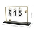thumbnail image 2 of CHICHUMID 1 Set Perpetual Daily Flip Calendar For Kitchen Decor Home Use Adults, 2 of 8