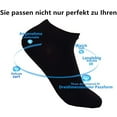 thumbnail image 3 of Mifelio Socks for Women, Women's Men's Breathable Sports Half 5Pairs Short Womens Socks Black One Size, 3 of 5