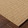 thumbnail image 3 of HomeRoots 506904 4 x 6 ft. Tan Striped Stain Resistant Indoor & Outdoor Rectangle Area Rug, 3 of 5