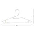 thumbnail image 2 of Unique Bargains Plastic Pants Hangers with Non-Slip Hook 20 Packs Gray, 2 of 6