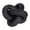 Black, variant on Godderr Wood Chain Link 4.3inch Wood Knot Decorative Chain Knot, Three Ring Wooden Chain Decoration