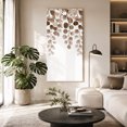 thumbnail image 2 of Canvas Wall Art, Brown Eucalyptus Leaves Framed Canvas Prints for Living Room Hallway, Watercolor Floral Leaf Plants Oversized Gallery Wrapped Wall Decor for Home Office, Gifts, 30"x60" Ship Next Day, 2 of 9