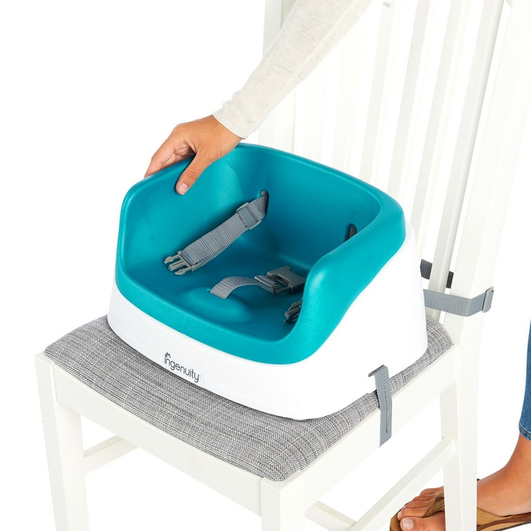 Ingenuity SmartClean Toddler Booster Peacock Blue Walmart