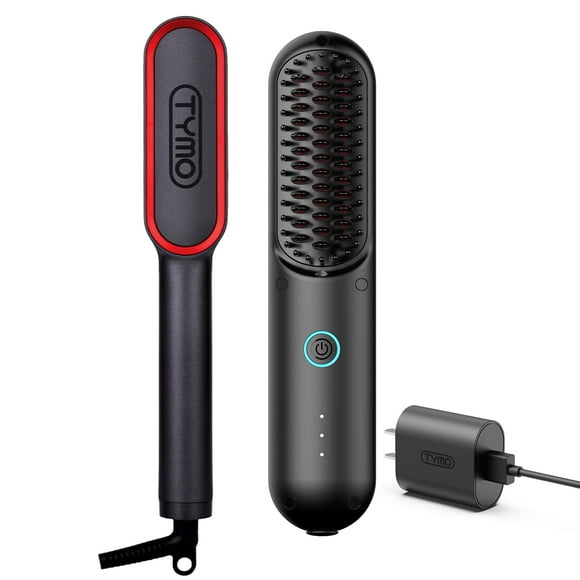 TYMO Ring Plus Hair Straightener Brush + TYMO Porta Cordless Hair Straightener Brush