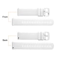 thumbnail image 4 of Uxcell Silicone Watch Band 20mm Quick Release Flexible Rubber Replacement Watch Strap with Stainless Steel Clasp for Men Women, White, 4 of 7
