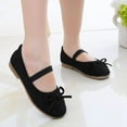 thumbnail image 4 of Child Kids Shoes Girls bow-knot princess shoes chaussure fille Soft bottom Girls single shoes 3 4 5 6 7 8 9 10 11 12-15Year Old, 4 of 6