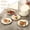 White, variant on Snack Plates Set 10 Pack Small Serving Plates Food Dish Set for Home Party Dining Use, Stackable Easy Clean Durable Design, Ideal for Snack Serving Party Buffet Daily Use