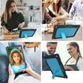 thumbnail image 6 of Hoibon for Vastking KingPad K10 Pro 10.1 inch Tablet Shockproof Kids Friendly Protective Case+Shoulder Strap Kickstand for BYYBUO SmartPad A10/K10 Pro/Z10/VVL T2 Android 11/Oangcc 10.1" - Black+Blue, 6 of 6