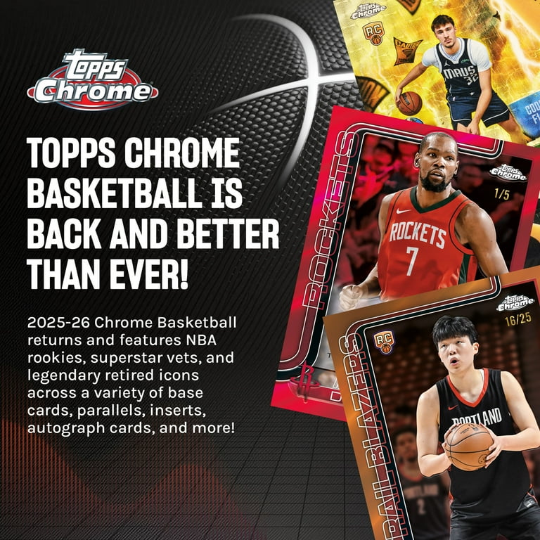 2025-26 Topps Chrome Basketball - Factory Sealed - Value Box
