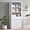 White, variant on Aitjunz 71'' Tall Kitchen Storage Cabinet with Door and Drawer, Wooden Pantry Cabinet w/ Open Shelf and Adjustable Shelf, 5 -Tier Large Cabinet w/ Cured Profile Design for Dining Room