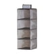 thumbnail image 3 of Bolsa de almacenamiento colgante multicapa gruesa | Organizador de armario plegable de tela no tejida con compartimentos | Organizador de armario antipolvo para ropa y accesorios, 3 of 6