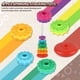 thumbnail image 5 of Fiudx Juguete de Torre Giratoria, Colorido Rompecabezas de Educación Temprana, Desarrollo de La Motricidad Fina, Aprendizaje Interactivo Entre Padres E Hijos, Seguro para Bebés Sensibles, Material Du, 5 of 7