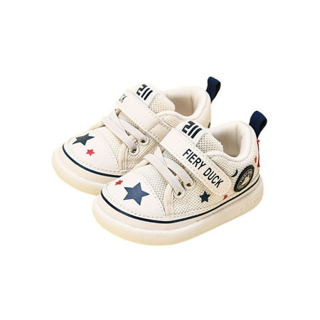 

Sanviglor Boys Girls Casual Shoes Comfort Sneakers Sport Flats School Fashion Lightweight Trainers First Walkers Breathable Blue 4C