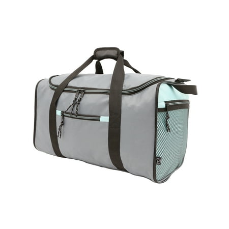 Protege 20" Collapsible Sport and Travel Duffel Bag, Gray