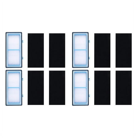 4 HEPA   8 Carbon Booster Filters for AER1 HEPA Type Total Air Filter, Filter AER1 Series