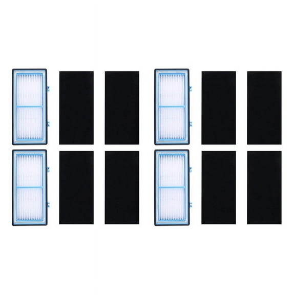 4 HEPA   8 Carbon Booster Filters for AER1 Type Total Air Filter, Purifier Filter Series