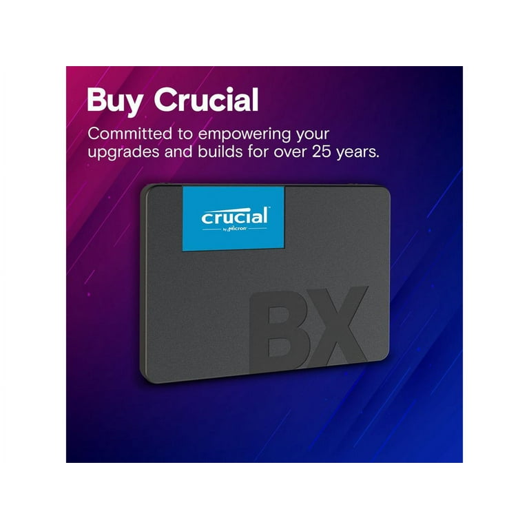 Crucial BX500 4TB 3D NAND SATA 2.5-Inch SSD Crucial BX500 4TB 3D NAND SATA 2.5-Inch SSD