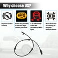 thumbnail image 4 of Unique Bargains Rear Left Right ABS Wheel Speed Sensor for Fiat 500 2007-2023 No.9S512B572BA Black, 4 of 7