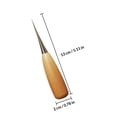 thumbnail image 2 of FENGGUIQU 1Pcs Badminton Racket String Load Spreader Durable Light Brown Wood Metal Wire Cone, 2 of 8