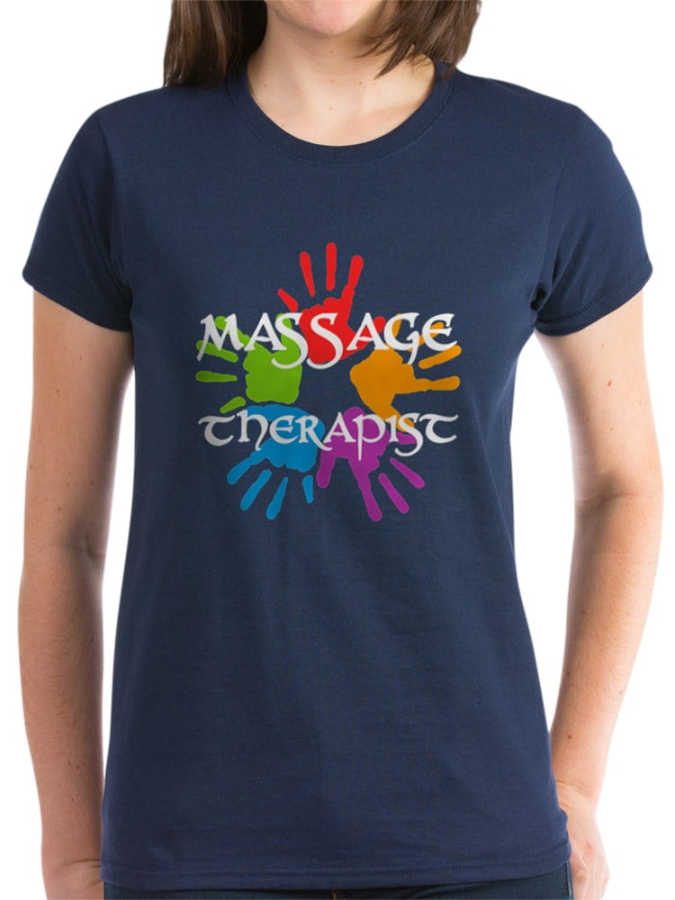 Cafepress Cafepress Massage Therapist T Shirt Womens Dark T