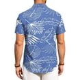 thumbnail image 7 of HAJWOH 2026 Hawaiian Shirt for Men Casual Button Down Short Sleeve Summer Beach Shirts Loose Fit Floral Print Tropical Tops, 7 of 7