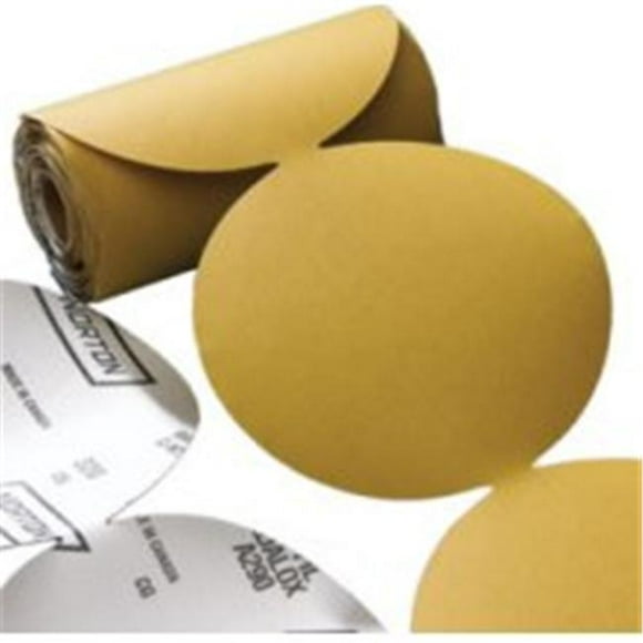 Norton A290 Disque Abrasif Sans Fil Adalox, Usage Intensif, Support en Papier, Oxyde d'Aluminium, Diamètre 6 Pouces, Grain 180 (Rouleau de 100)