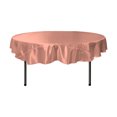 thumbnail image 1 of Mantel redondo de satén de novia LA Linen 72 pulgadas rosa polvoriento TCbridal72R_RoseB79, 1 of 1