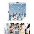 thumbnail image 4 of Blue Grey Christmas Cloth Napkins Set of 8 Reusable Dinner Napkins, Snowman Xmas Tree Snowflake Winter Cocktail Napkin Washable Table Napkins for Wedding/Holiday Party/Baby Shower 20"x20", 4 of 7