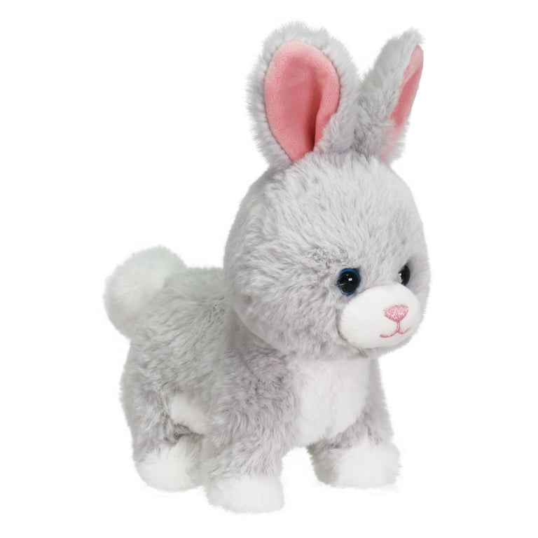 Kid Connection-Mini Walking Pet Grey Bunny 6inches - Walmart.com