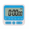 thumbnail image 1 of Digital Screen Kitchen Timer Large Display Digital Timer Square Cooking Count Up Countdown Alarm Clock Sleep Stopwatch Clock, 1 of 5