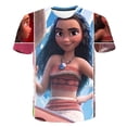 thumbnail image 1 of Camiseta de princesa negra para niñas de Disney, ropa de calle para niños, ropa de princesa negra de manga corta para niñas, camiseta de 2 a 10 años Tops5T Gao Jinjia LED, 1 of 2